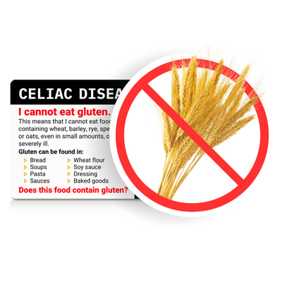 Celiac Disease Translation Card