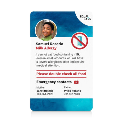 Ocean Milk Allergy ID Card (EqualEats)