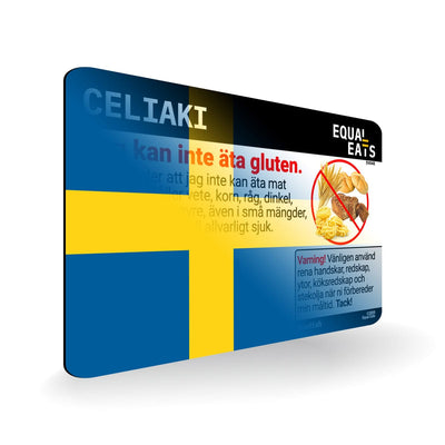 Swedish Celiac Disease Card - Gluten Free Travel in Sweden
