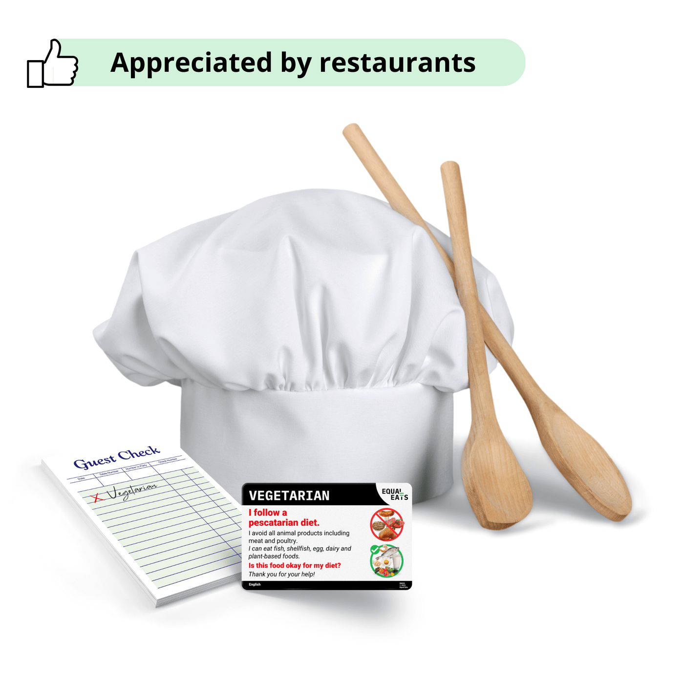 Pescatarian Special Diet Chef Card