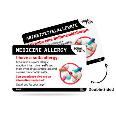 Finnish Sulfa Allergy Card